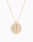 Lucky Heart Necklace with Dainty Shine