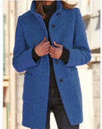 Felicity Winter Coat | Tailored Stand-Collar, Lightweight Insulation 0