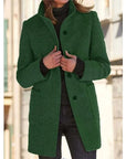 Felicity Winter Coat | Tailored Stand-Collar, Lightweight Insulation 2