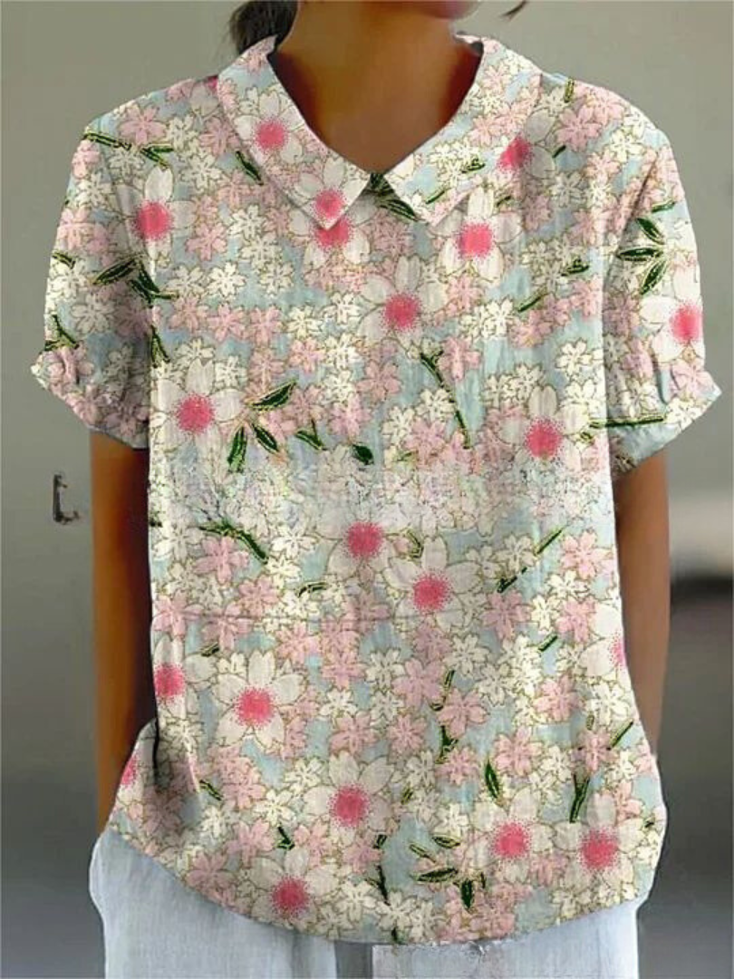 Lightweight Floral Print Shirt