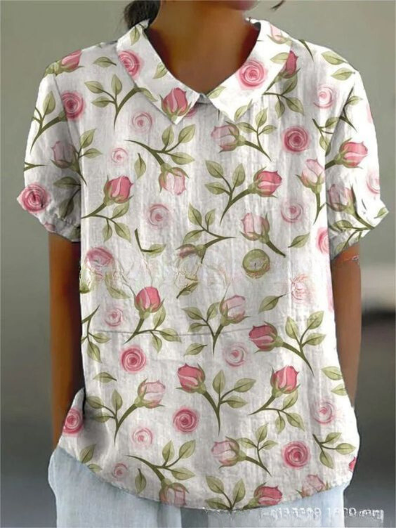 Lightweight Floral Print Shirt