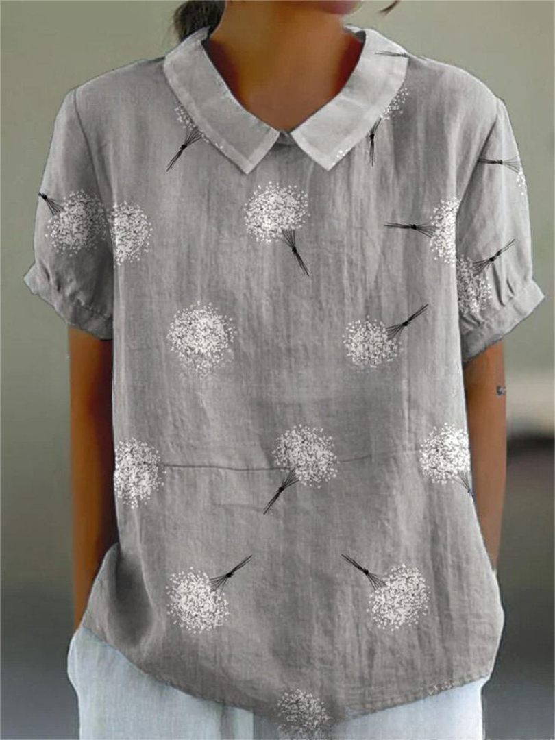 Lightweight Floral Print Shirt