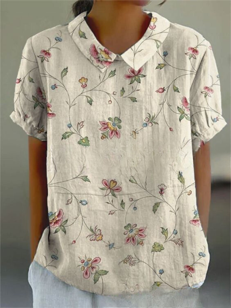 Lightweight Floral Print Shirt