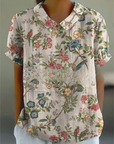 Lightweight Floral Print Shirt