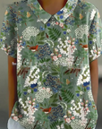 Lightweight Floral Print Shirt