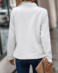Gillian Pullover | Ribbed Half-Zip, Relaxed Fit 6