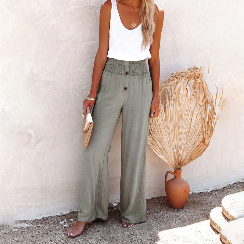 Stylish High Waist Trousers