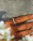 Dainty Adjustable Daisy Flower Ring