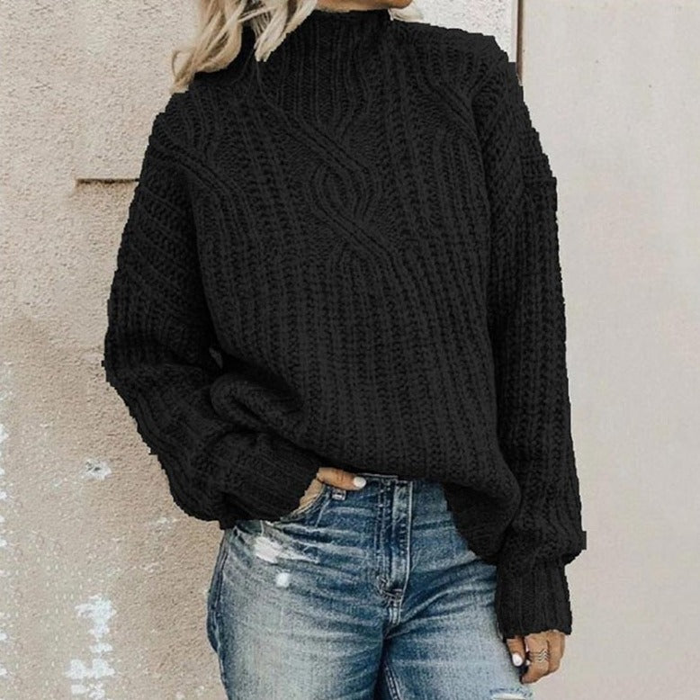 Cozy Twist Cable Knit Sweater