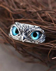 Adjustable Silver Opal Ring