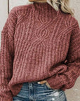 Cozy Twist Cable Knit Sweater