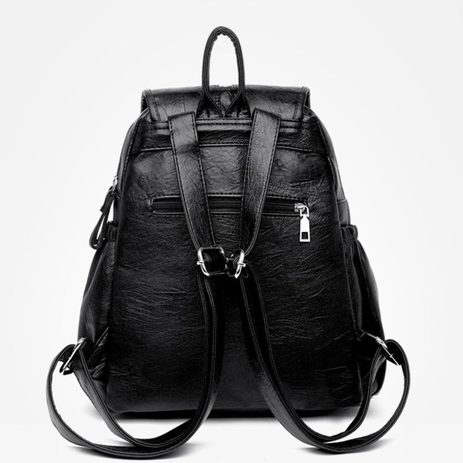 Soft Leather Backpack with Lightweight Feel