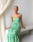 Flowy Full-Length Evening Dress