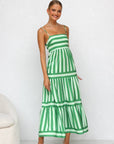 Flowy Full-Length Evening Dress