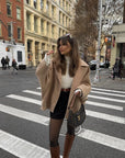 Chic Oversized Wool Jacket Women