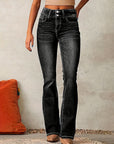 Jovara Wide Leg Jeans | High Waisted, Relaxed Fit, Black Wide Leg 1