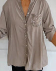 Glam Top with a Sophisticated Edge