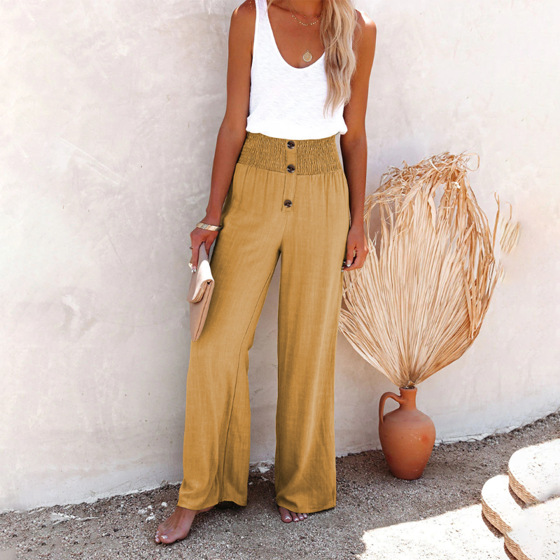 Stylish High Waist Trousers