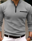 Luxe Men's Sweater | Lightweight Quarter Zip Design, Versatile Fit 3