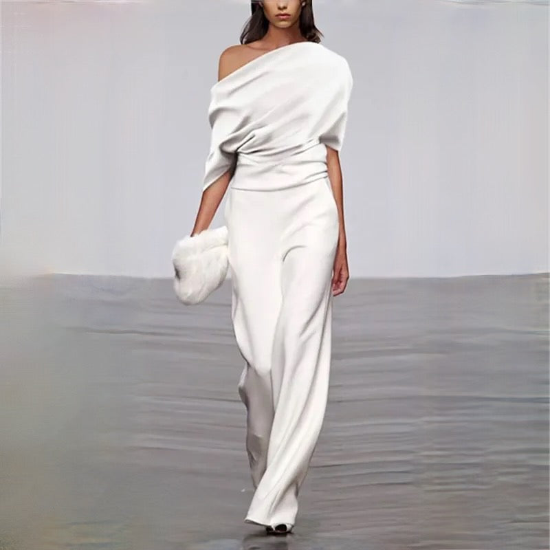 Lightweight Wide Leg Summer Jumpsuit