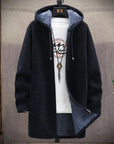 Stylish Hooded Zipper Fleece Jacket