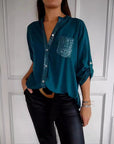 Glam Top with a Sophisticated Edge