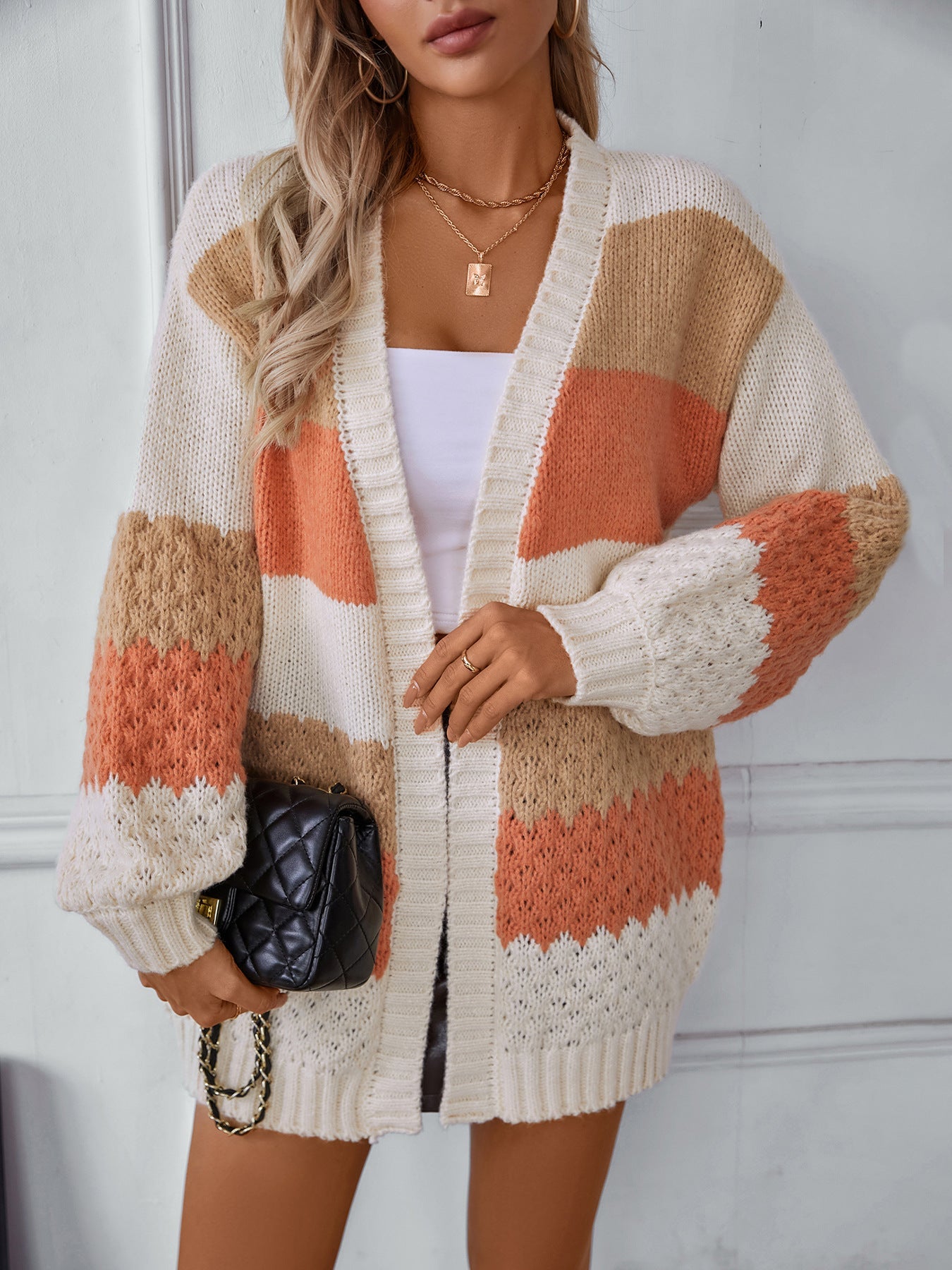 Casual Loose Sleeve Cross-Border Knitted Sweater