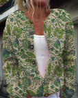 Casual Women’s Cardigan with Digital Print