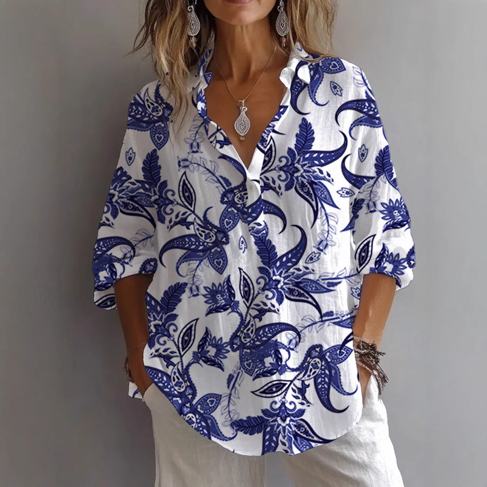 Printed Top with Breezy Loose Design