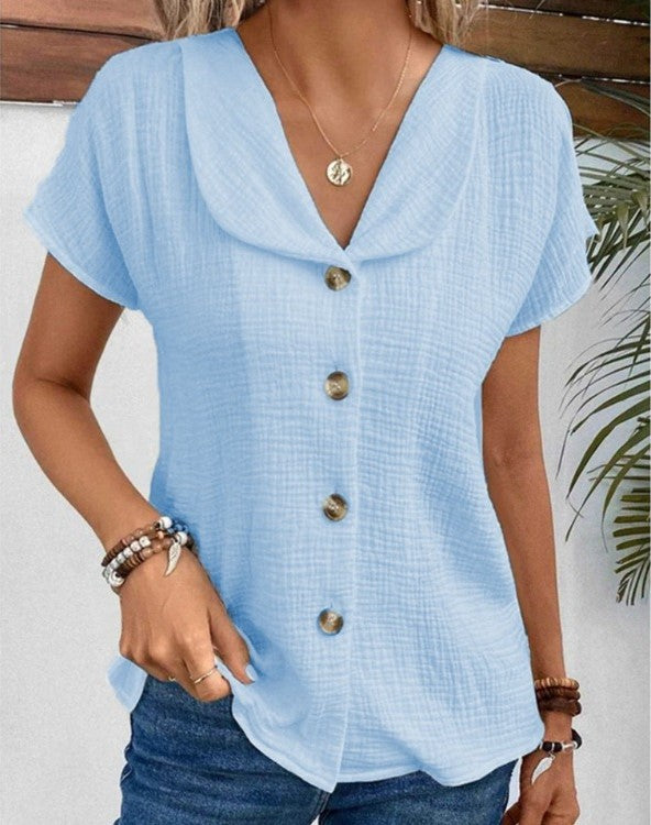 Chic Flowy Summer Blouse for Effortless Style
