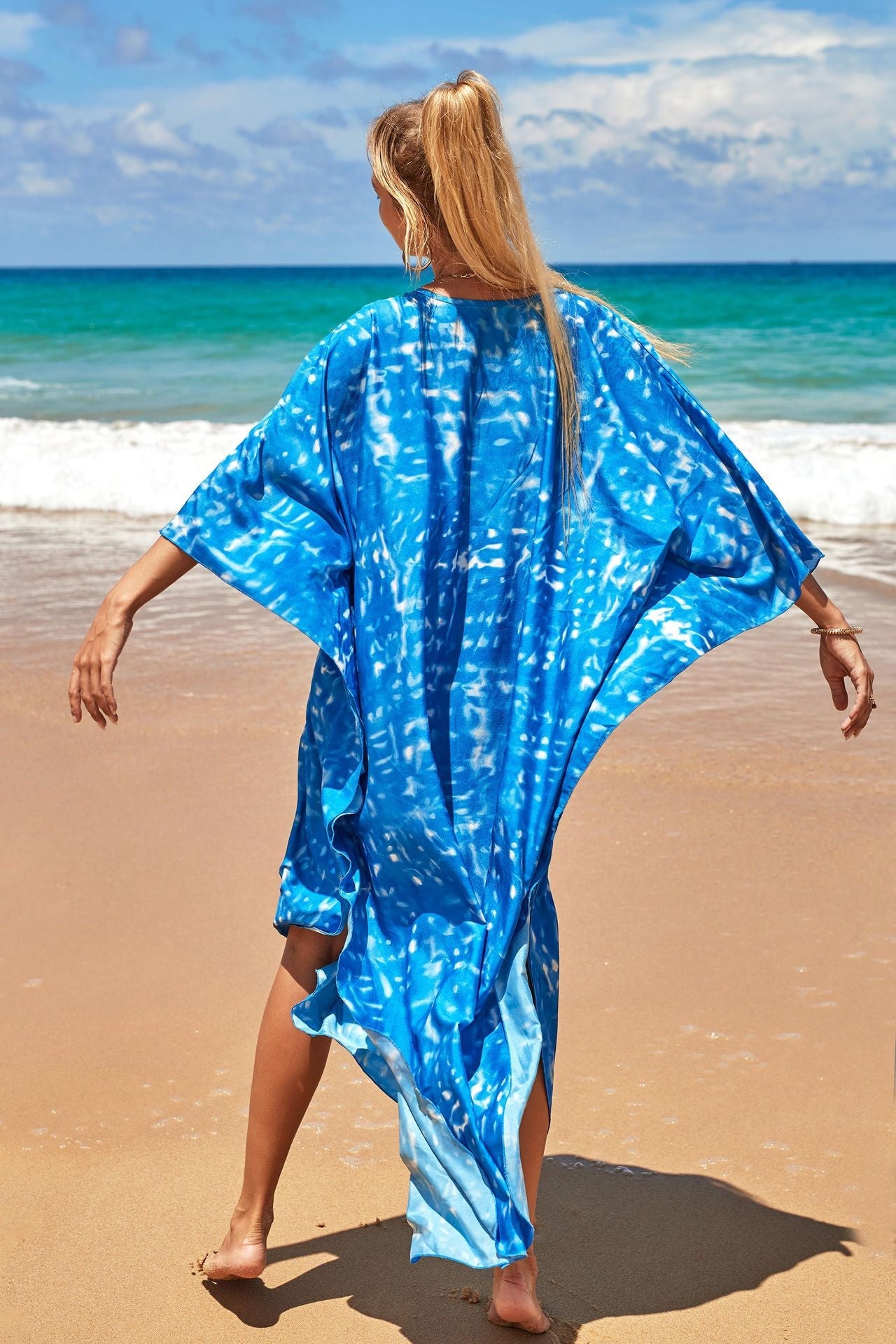 Seafoam Bloom Resort Dress