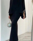 Two-Piece Pearl Floor-Length Gown