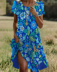 Artistic Bohemian Midi Dress