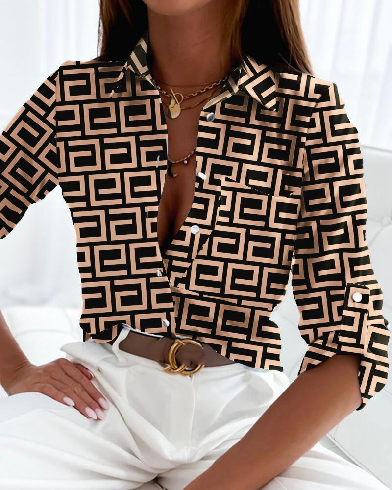 Women’s Fashion Printed Shirt