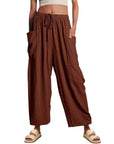 Comfy High Waist Loose Fit Trousers