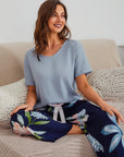 Summer Cotton Crepe Loungewear Set