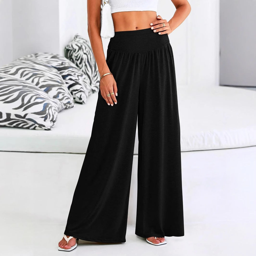 Loose Casual Wide Leg Trousers