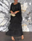 Fashion Batwing Long Dress