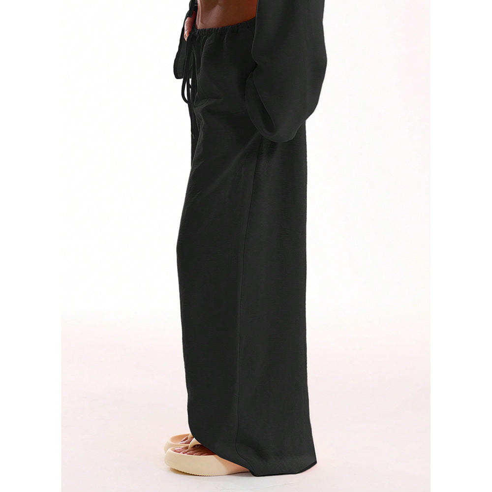 Women’s Ice Silk Straight Leg Trousers