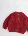 Cozy Knit Sweater Cardigan with Relaxed Fit