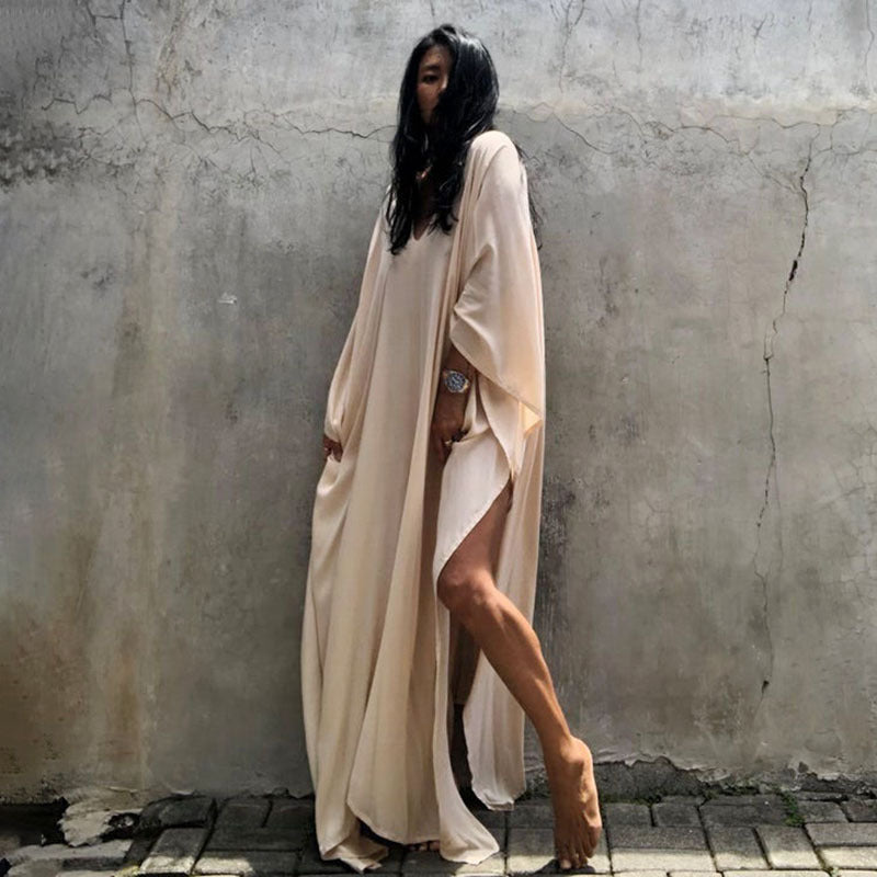 Relaxed Fit Vacation Midi Dress