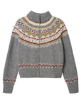 Women's High Collar Knit Sweater