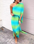 Single Sleeve Bodycon Dress