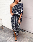 Single Sleeve Bodycon Dress