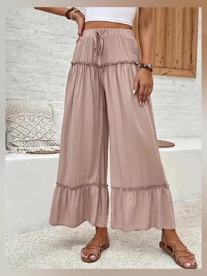 Comfy High Waist Casual Pants