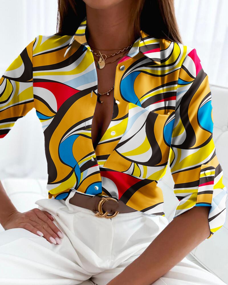 Women’s Fashion Printed Shirt