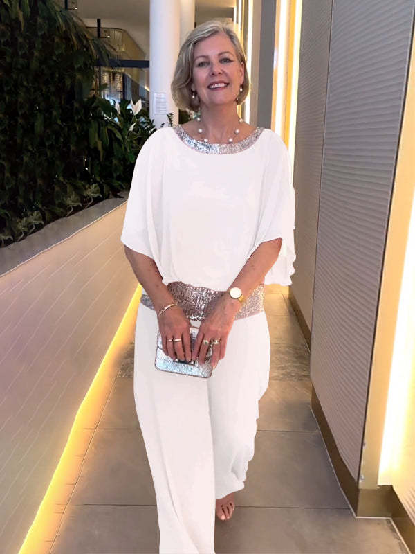 Chic Sequin Suit with a Refined Sparkle