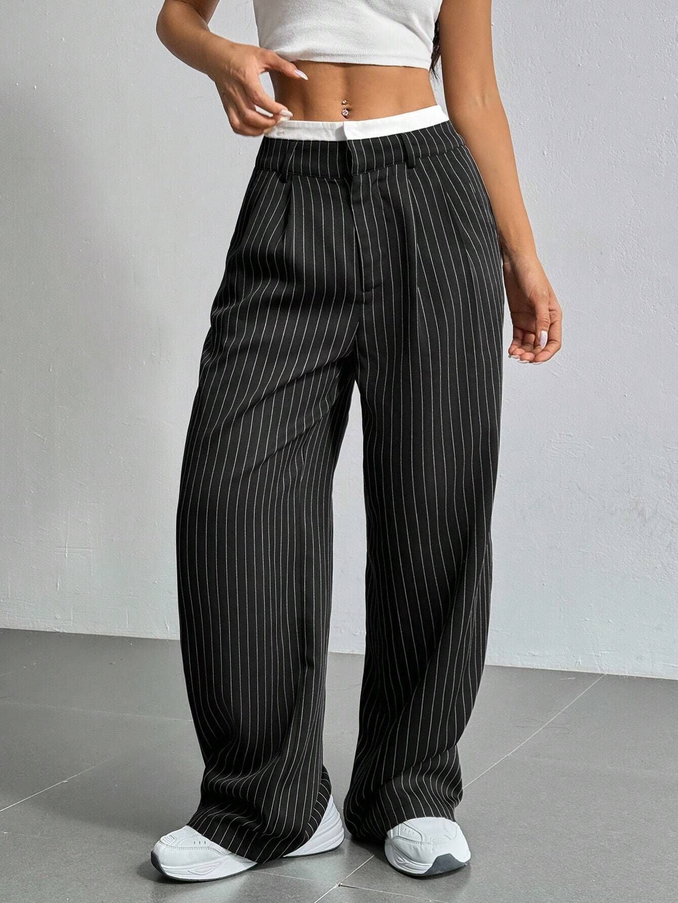 High Waist Casual Pants