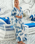 Ocean Haze Flowy Midi Dress