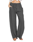 Women’s Ice Silk Straight Leg Trousers
